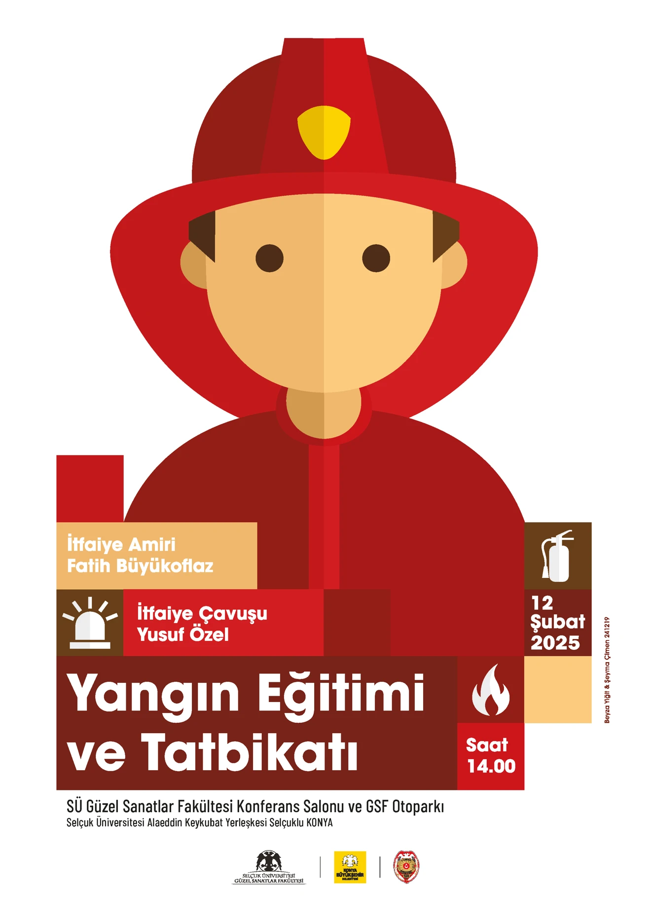 SÜ GSF'de yangın eğitimi ve tatbikatı düzenlendi